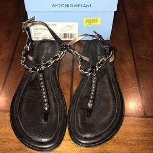 Antonio Melani Black Sandals